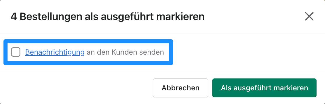 Fulfillments konfigurieren Fulfillments konfigurieren