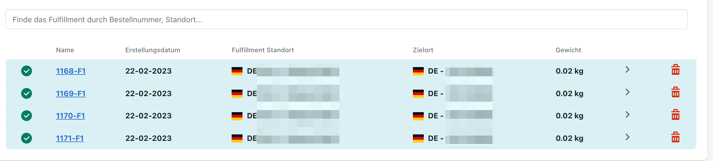 Produktauswahl Produktauswahl