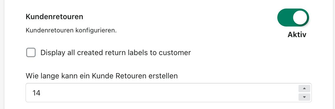 Kundenretouren