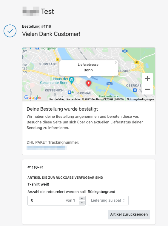 Kundenretouren