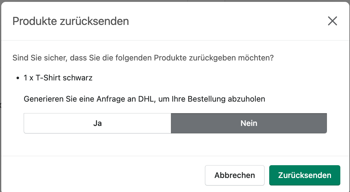 Kundenretouren