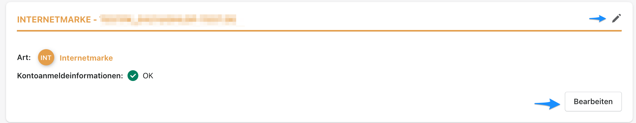 Internetmarke hinzugefügt
