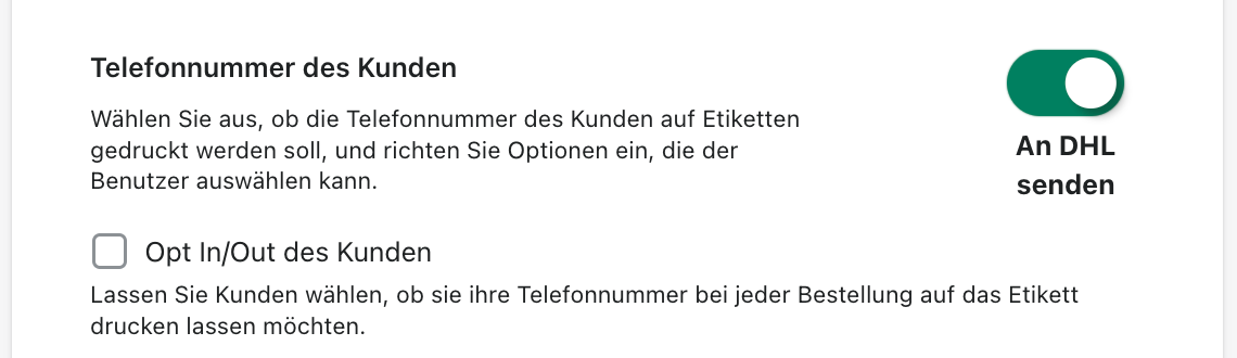 Telefonnummer Kunde 2 Telefonnummer Kunde 2
