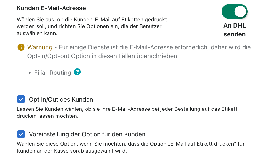 E-Mail Kunde 2