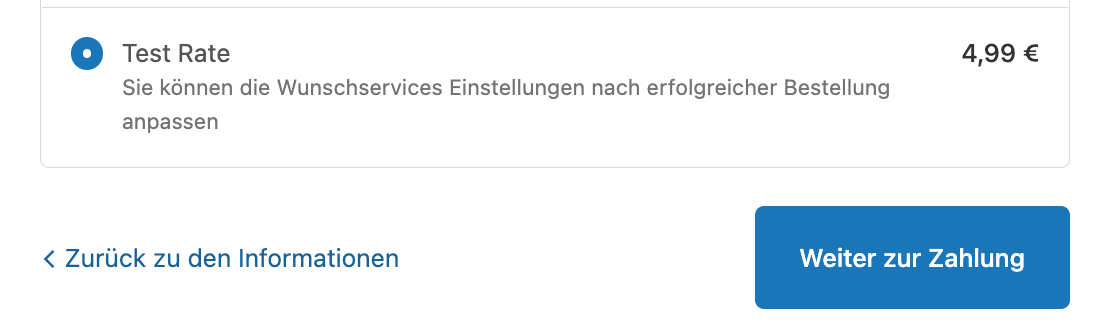 Preise an der Kasse 6