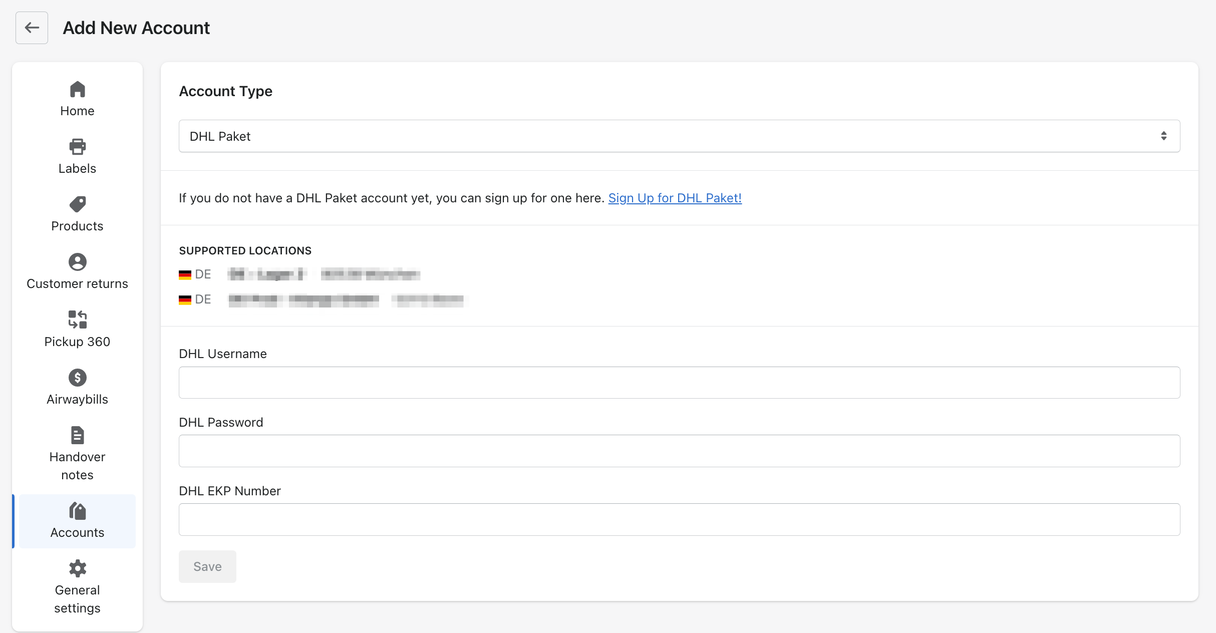 set up account 2