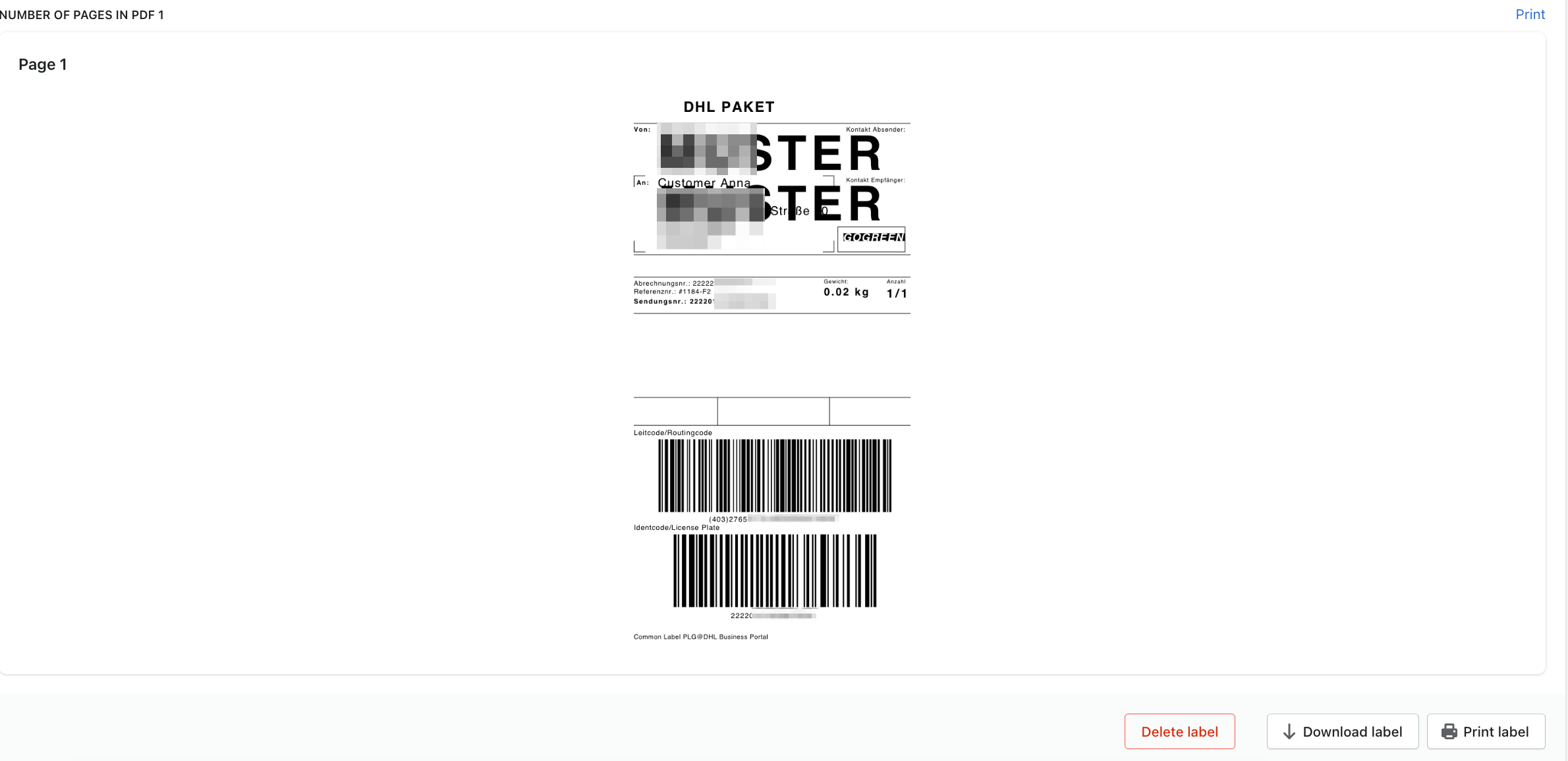 create label step 5