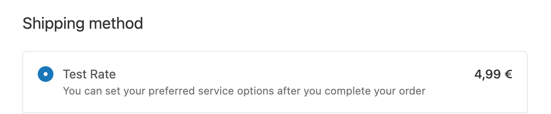 rates at checkout 6