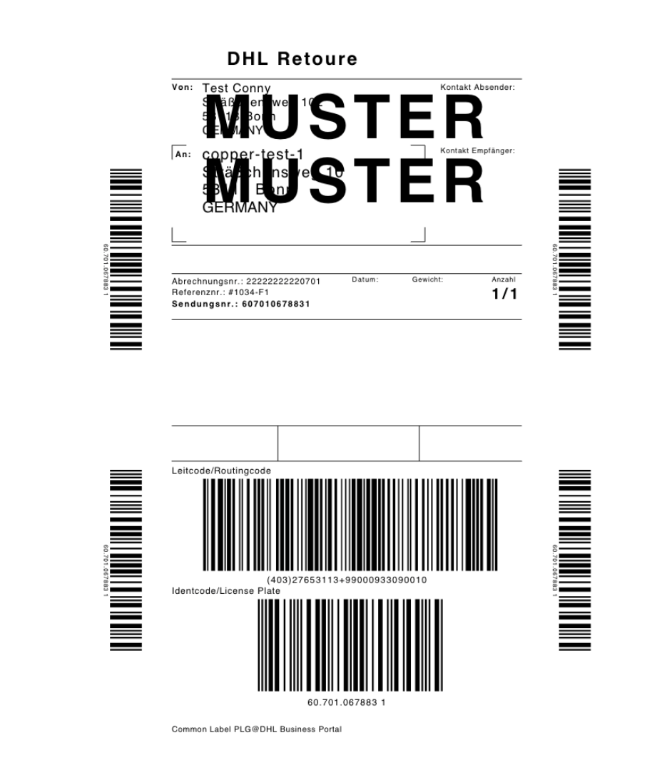 create label with included return label step 2 create label with included return label step 2